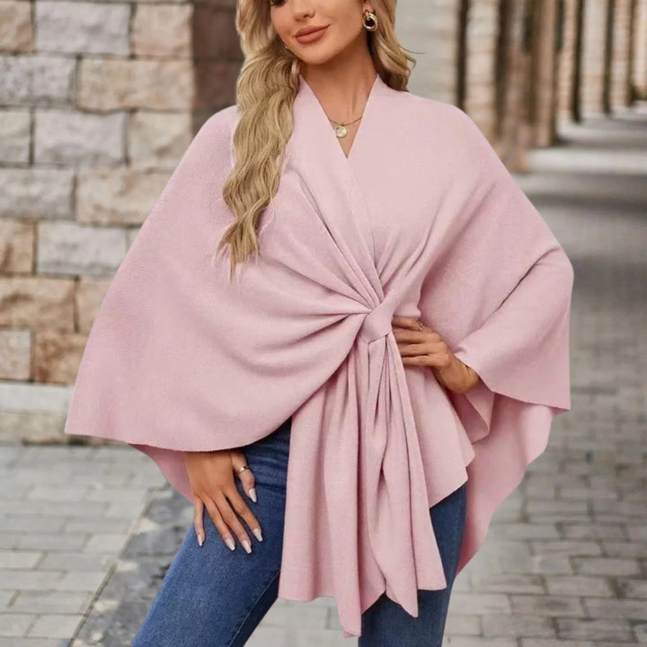 Yvette | Poncho Elegante Drappeggiata