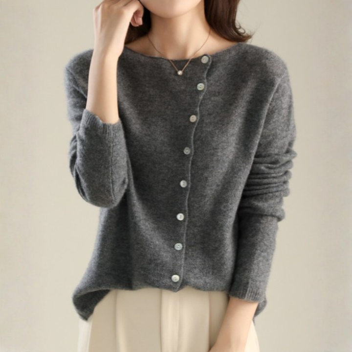 Julia | Maglia Morbida con Bottoni Eleganti