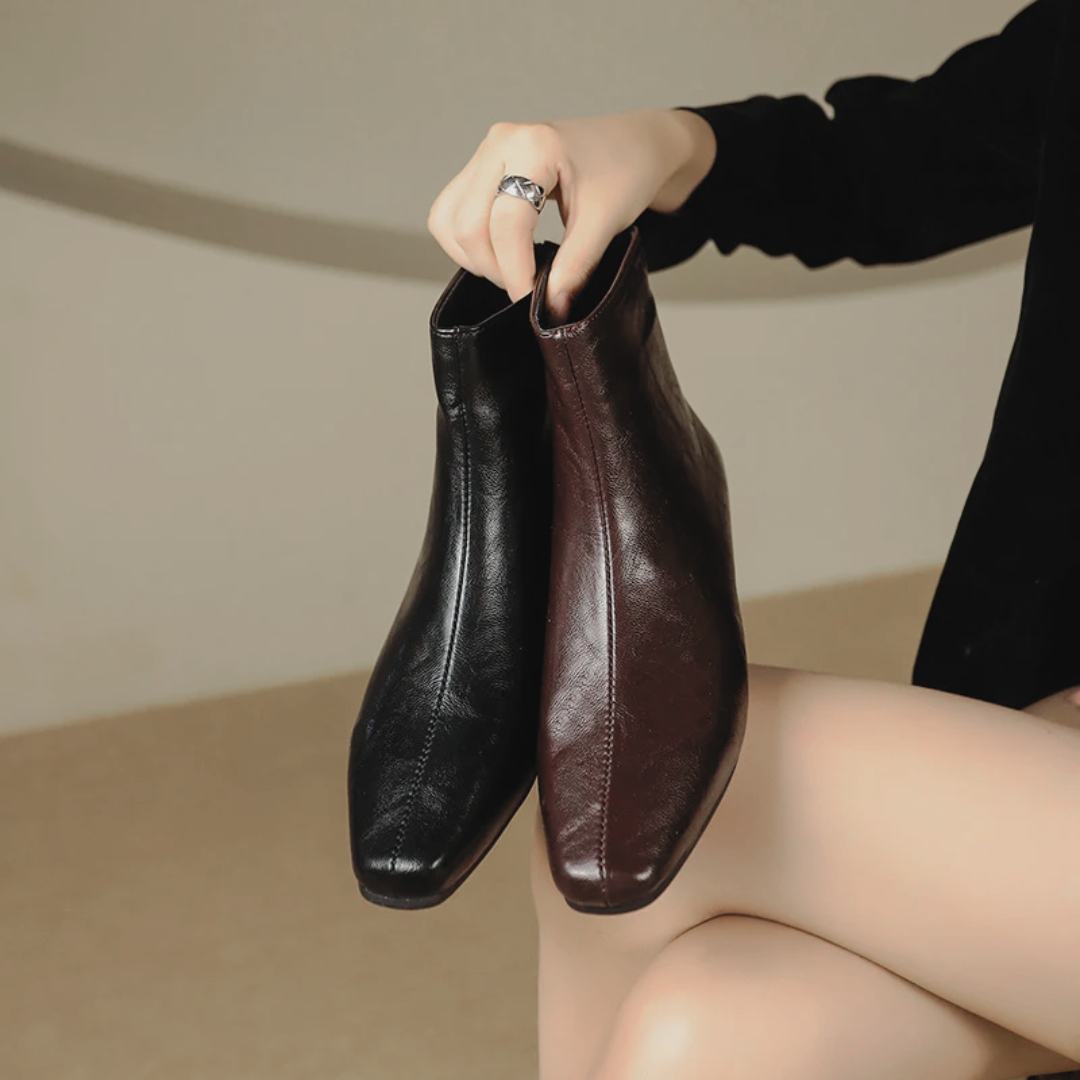 Mira | Stivaletti Eleganti a Tacco Basso