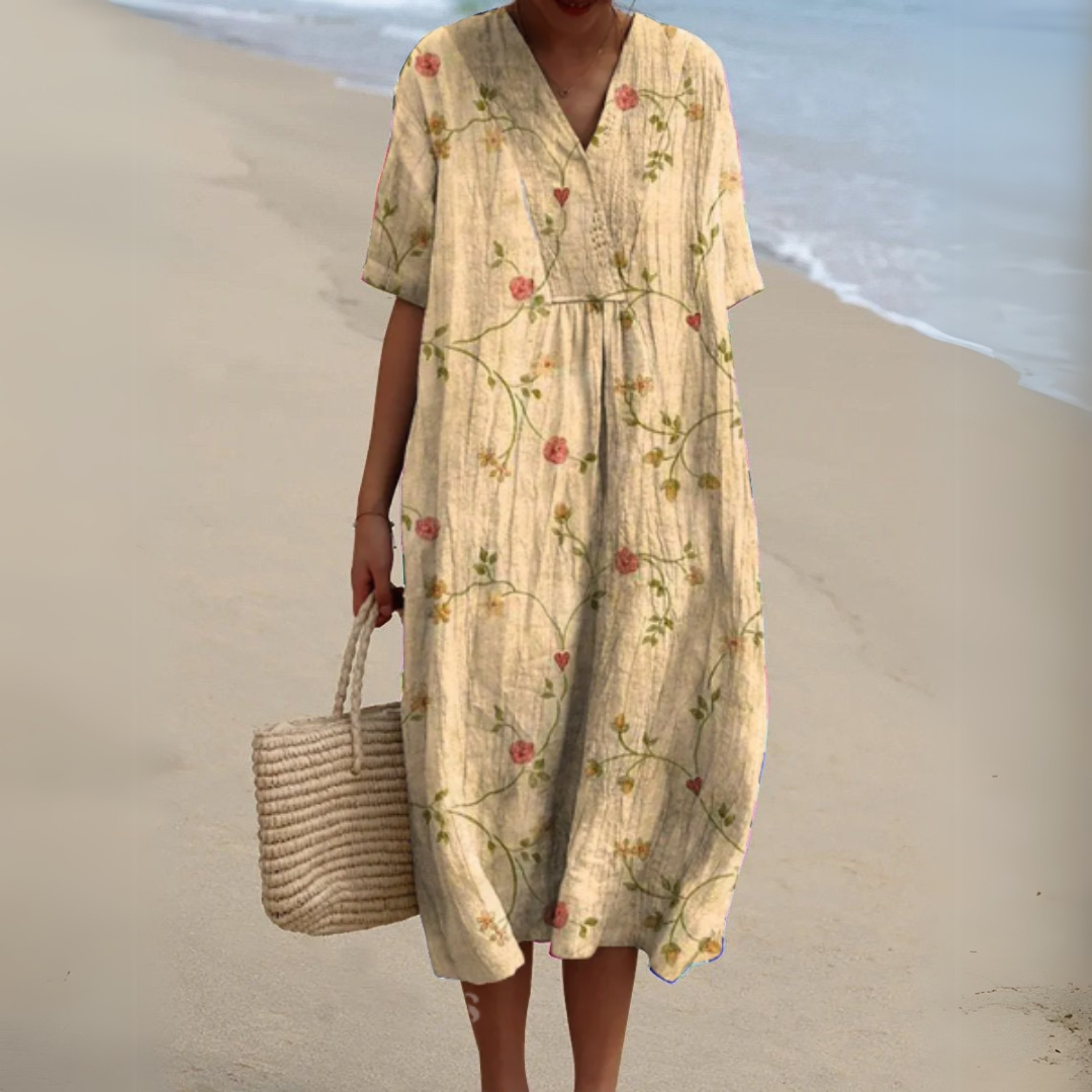 Nathalie | Abito elegante a fiori