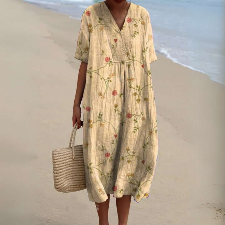 Nathalie | Abito elegante a fiori