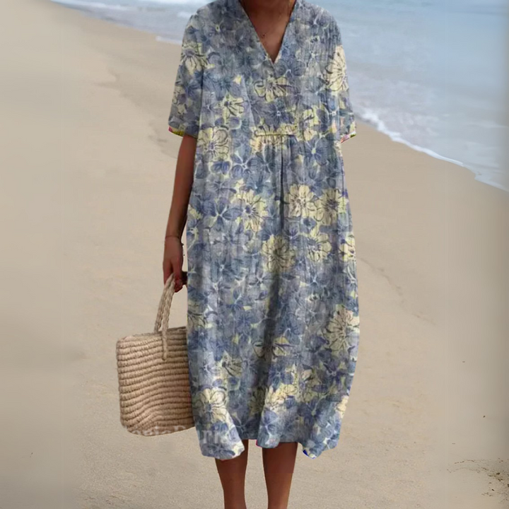 Nathalie | Abito elegante a fiori