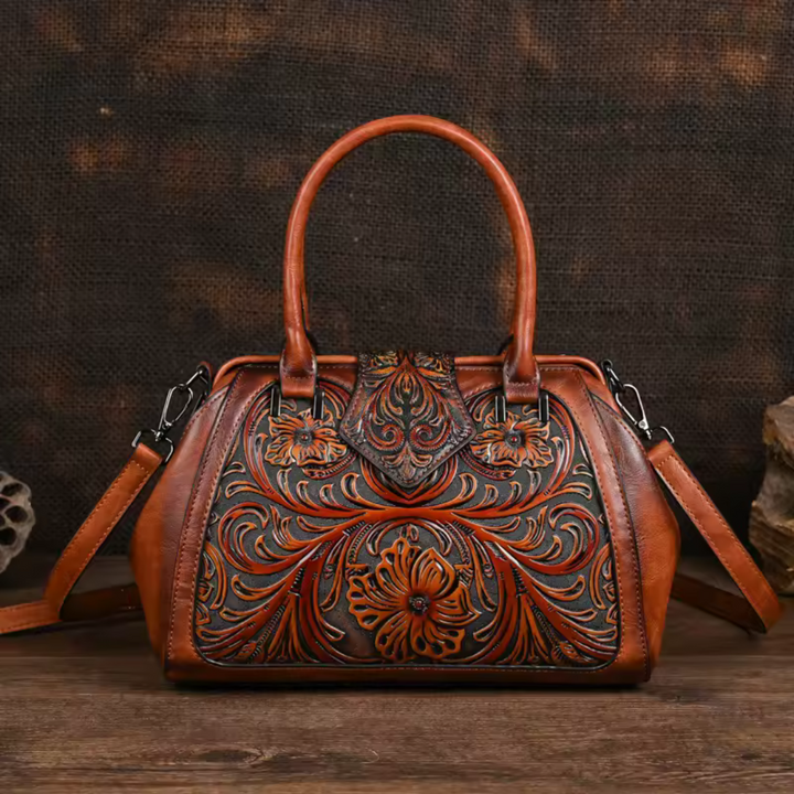 Florina | borsa a mano elegante con motivo floreale