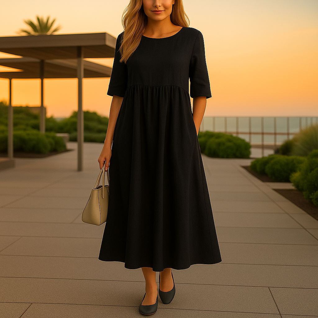 Manon | Abito in cotone traspirante