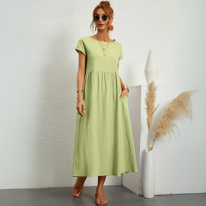 Isla | Abito midi casual in cotone