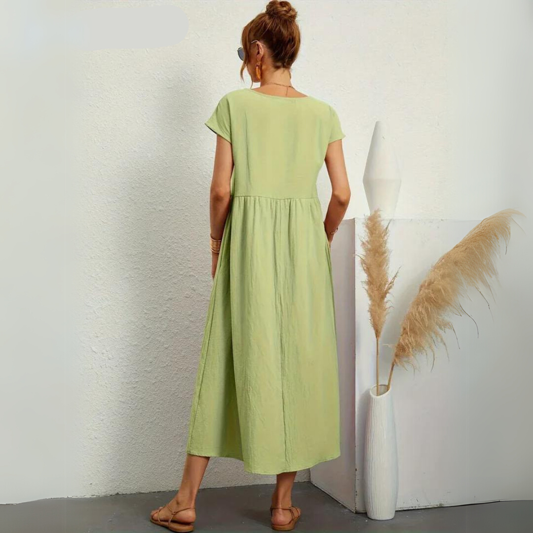 Isla | Abito midi casual in cotone