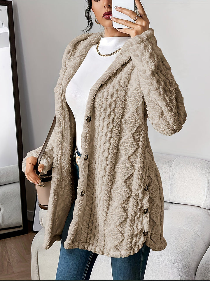 Velora | Cardigan Morbido con Cappuccio
