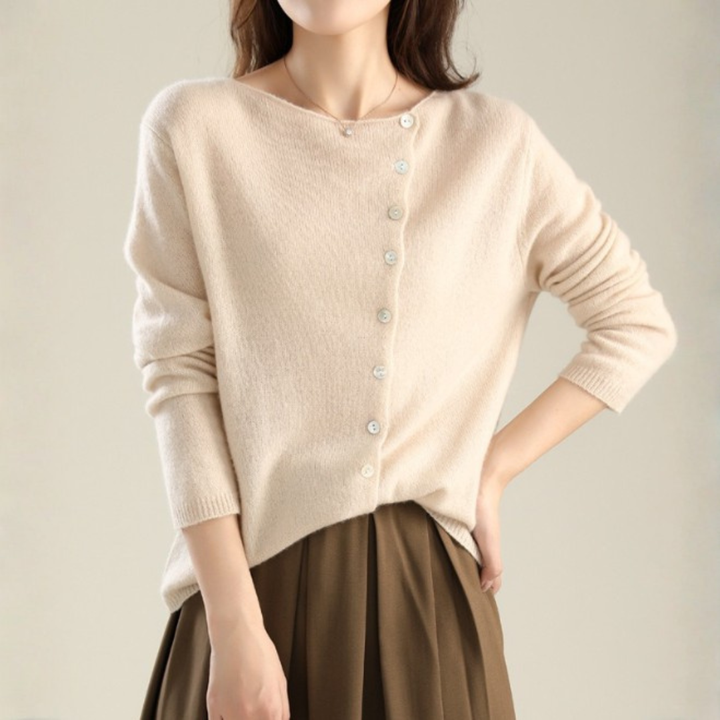 Julia | Maglia Morbida con Bottoni Eleganti