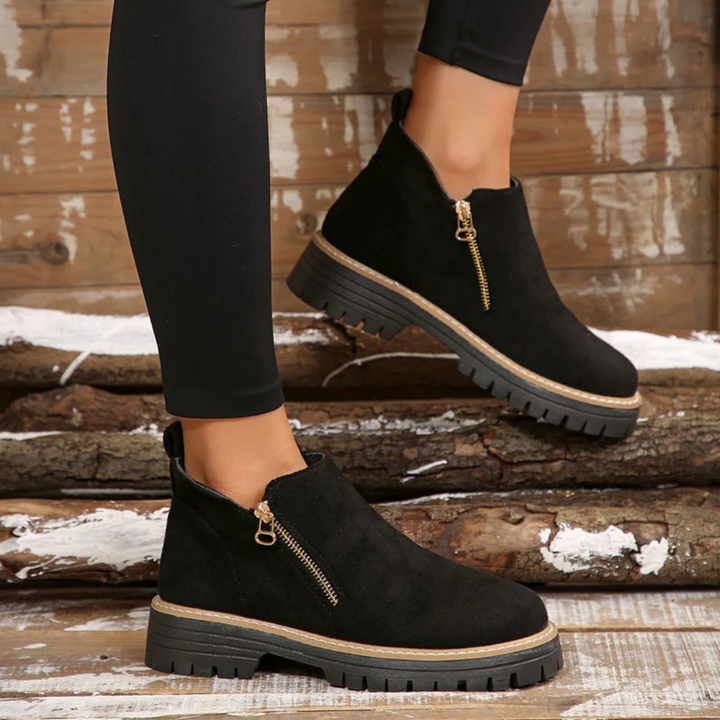 Beatrice | Stivaletti Morbidi con Zip Laterale