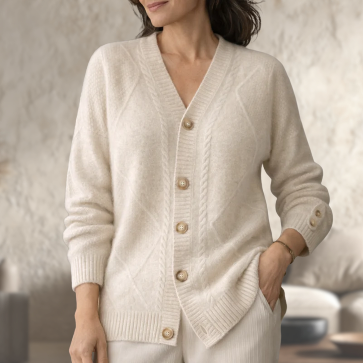 Paola | Cardigan Morbido in Maglia