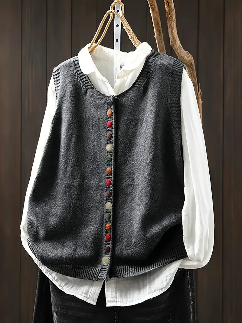 Gaelle | Gilet Casual Elegante in Maglia