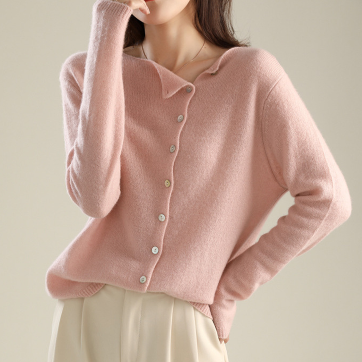 Julia | Maglia Morbida con Bottoni Eleganti