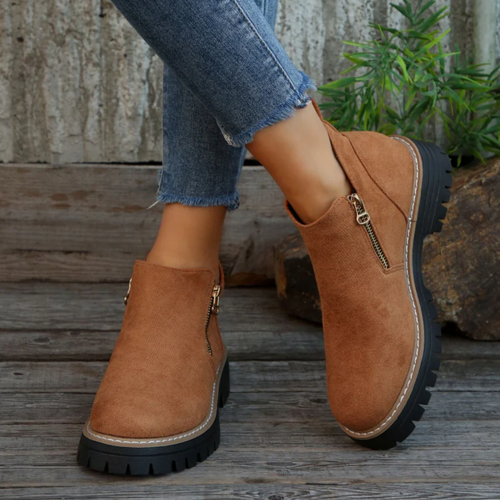 Beatrice | Stivaletti Morbidi con Zip Laterale