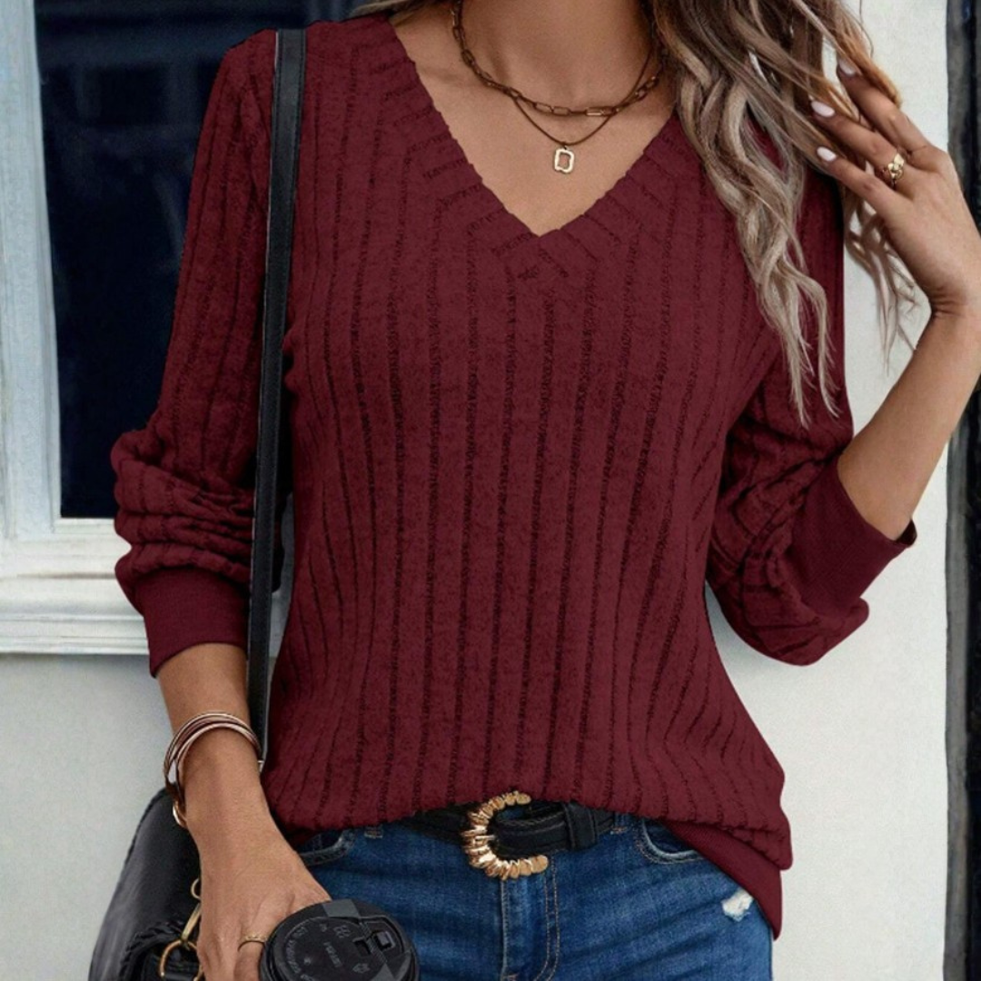 Teresa | Maglia Morbida a Scollo a V