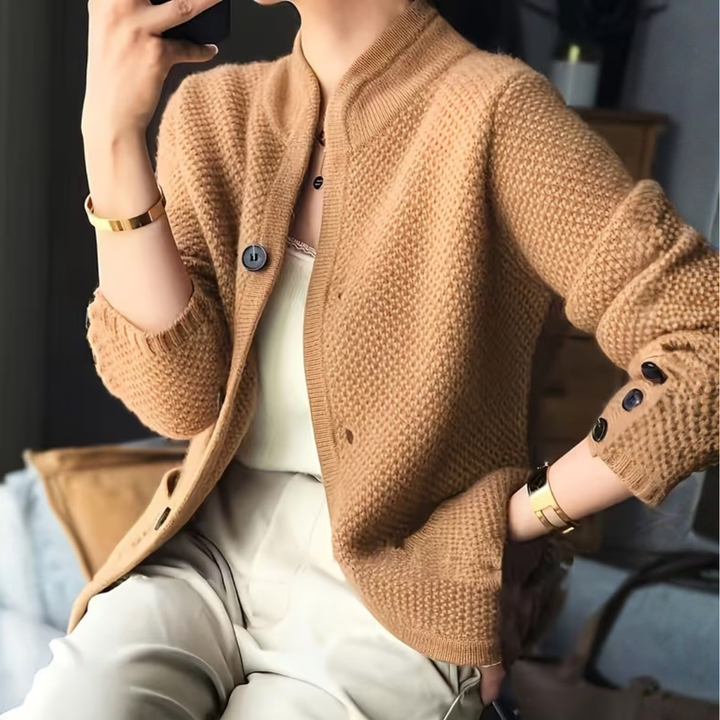 Silvia | Cardigan in Maglia Elegante