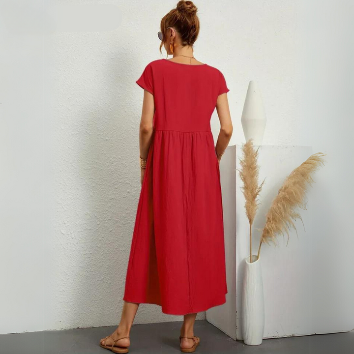 Isla | Abito midi casual in cotone