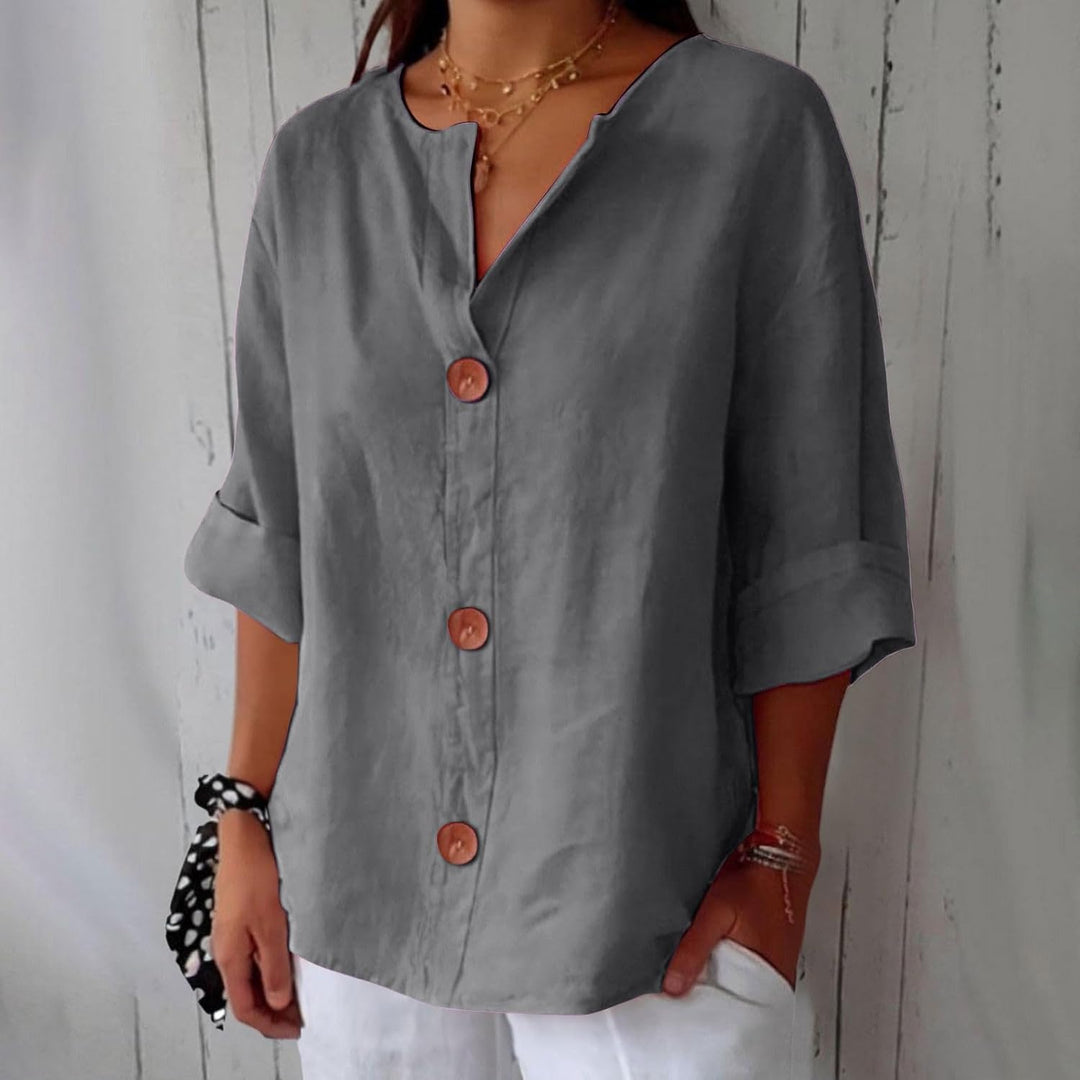 Clara | Blusa in lino casual