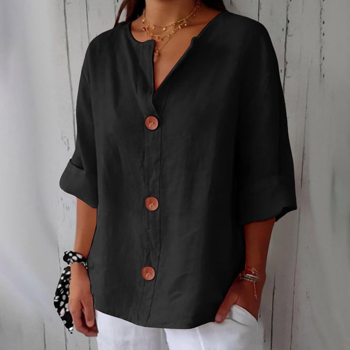 Clara | Blusa in lino casual