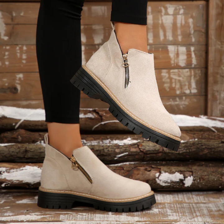 Beatrice | Stivaletti Morbidi con Zip Laterale