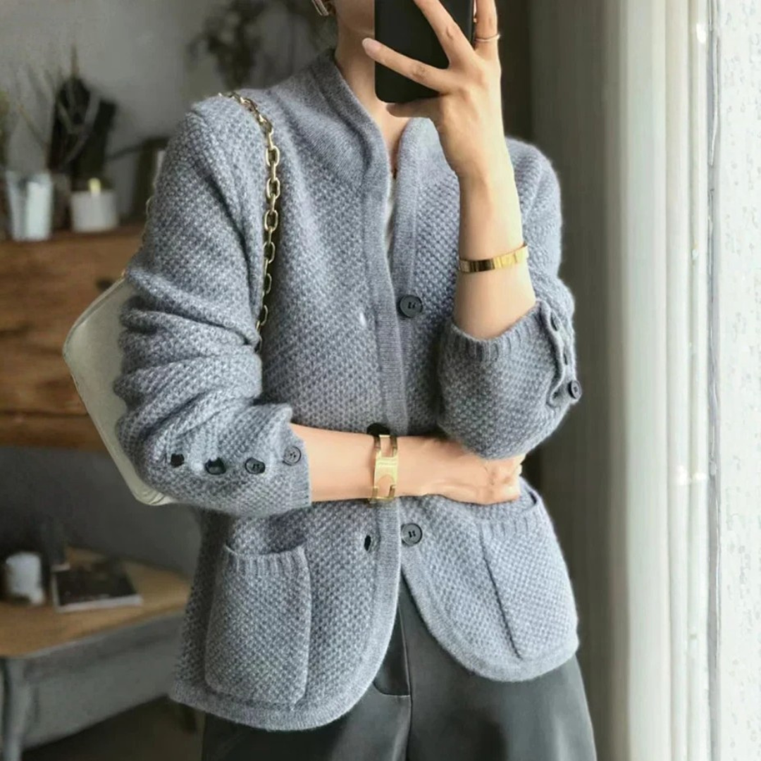 Silvia | Cardigan in Maglia Elegante