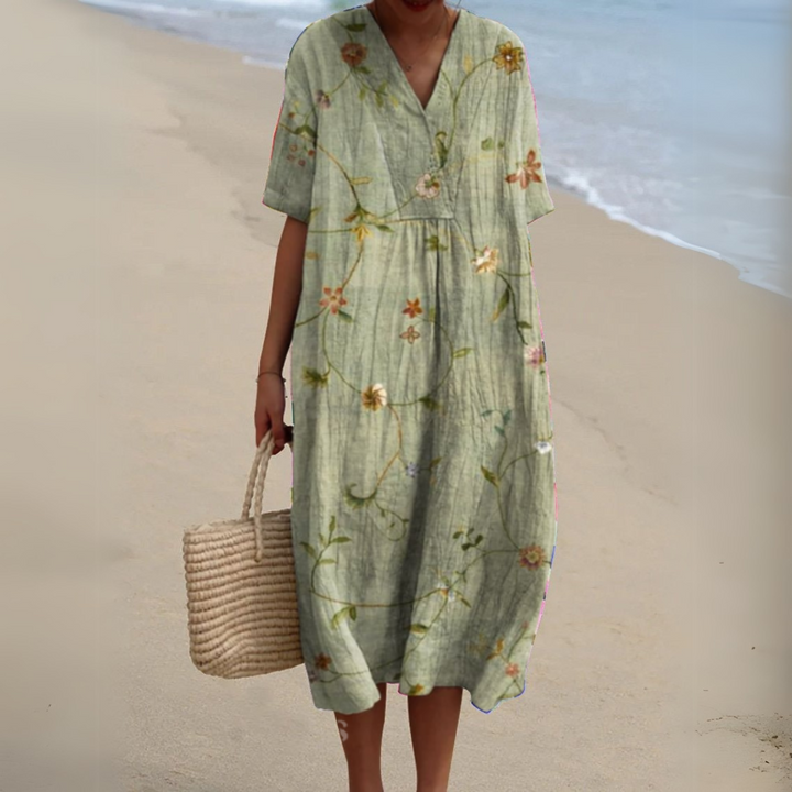 Nathalie | Abito elegante a fiori