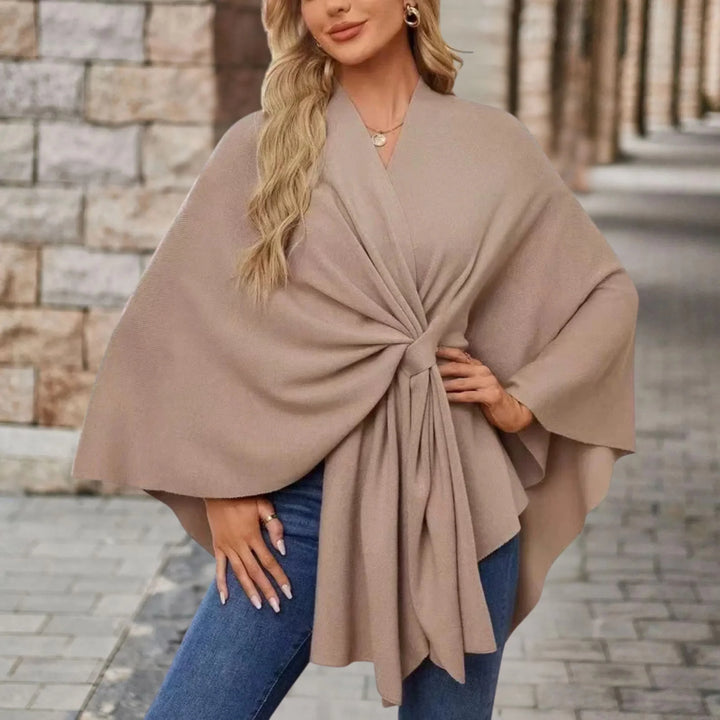 Yvette | Poncho Elegante Drappeggiata