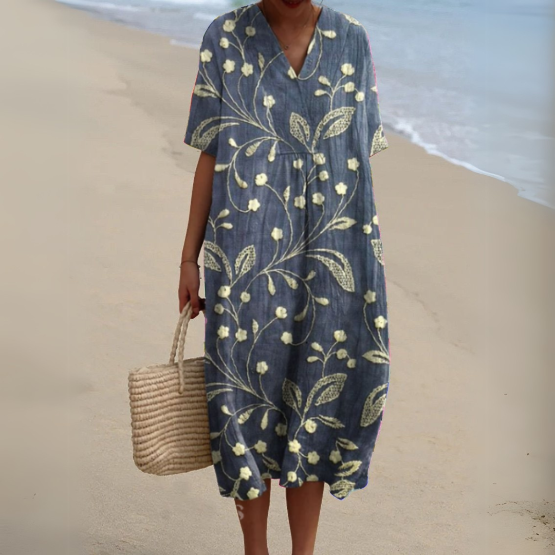 Nathalie | Abito elegante a fiori