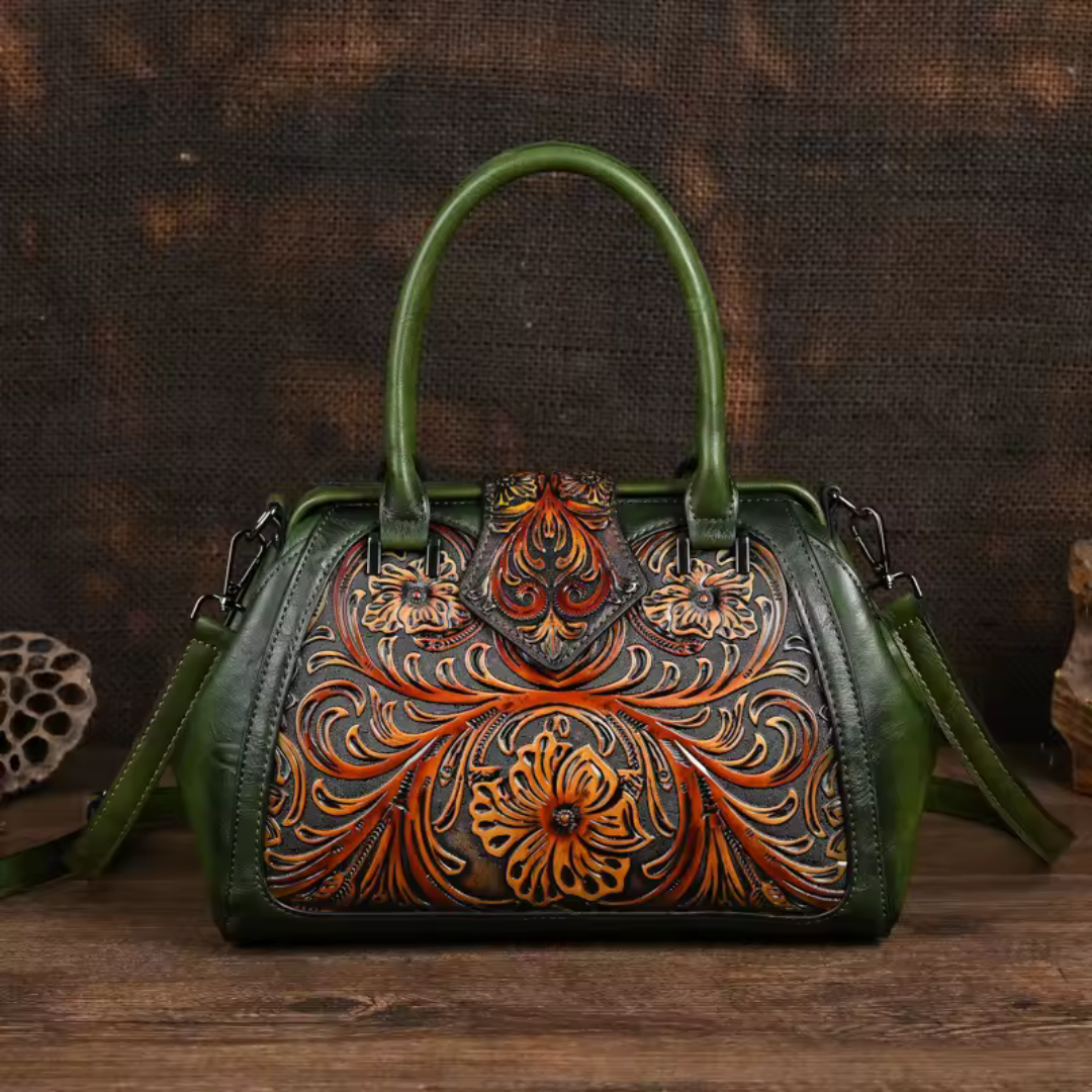 Florina | borsa a mano elegante con motivo floreale