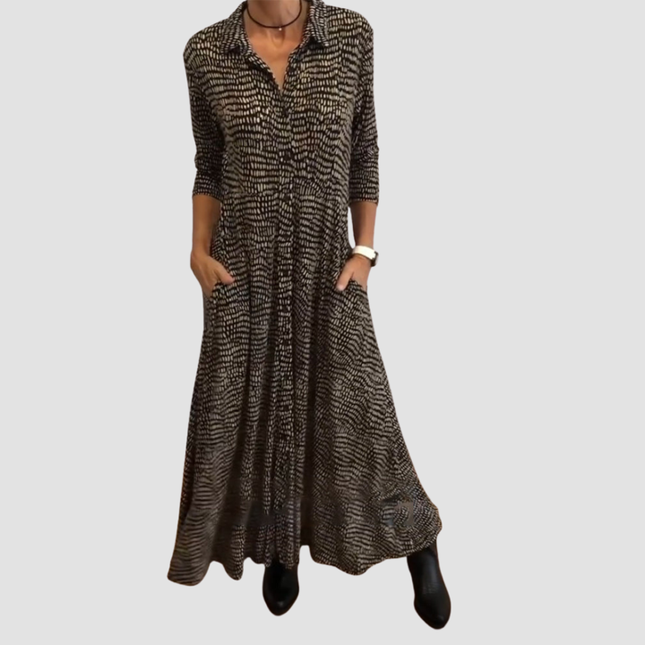 Pamela | Abito Camicia Maxi Elegante