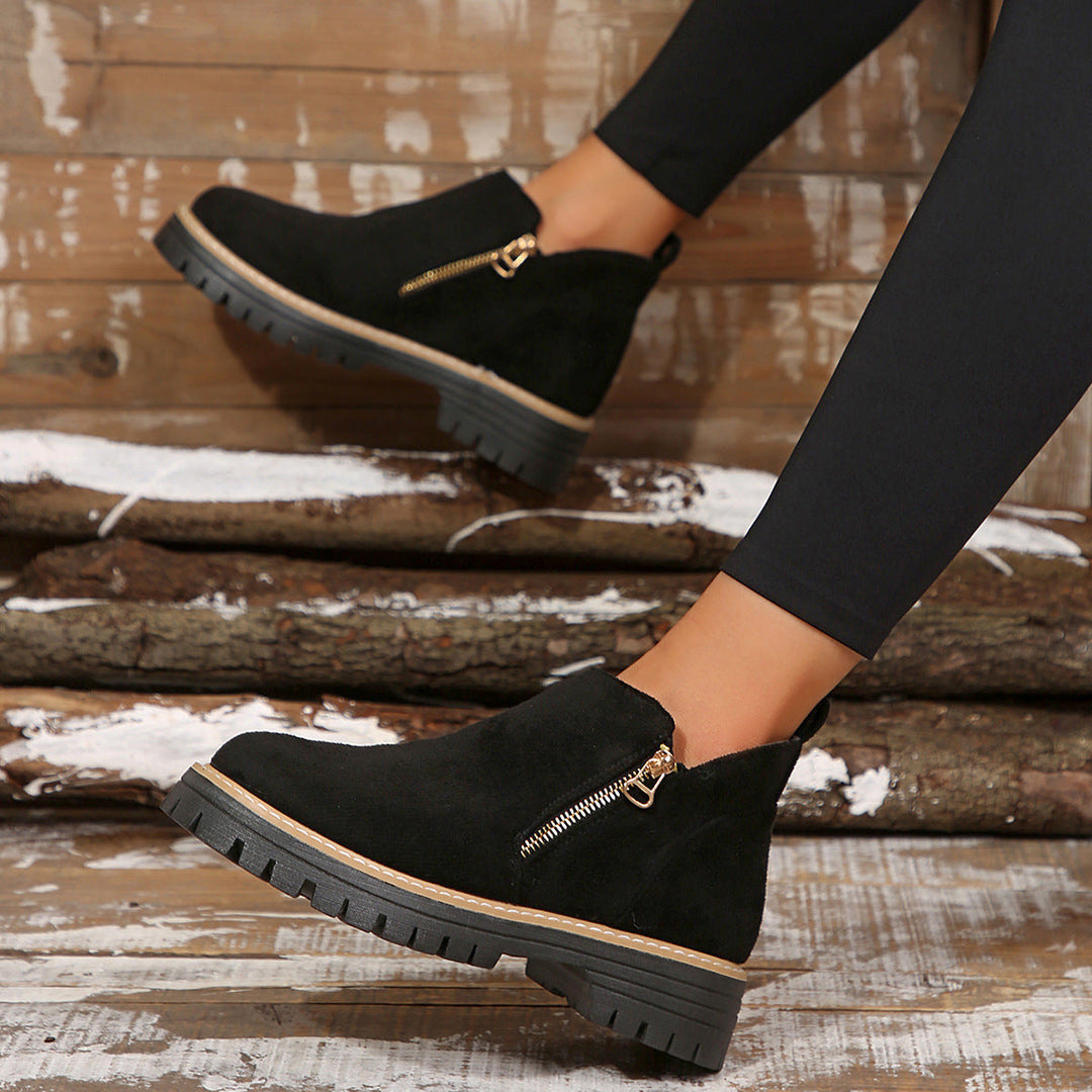 Beatrice | Stivaletti Morbidi con Zip Laterale