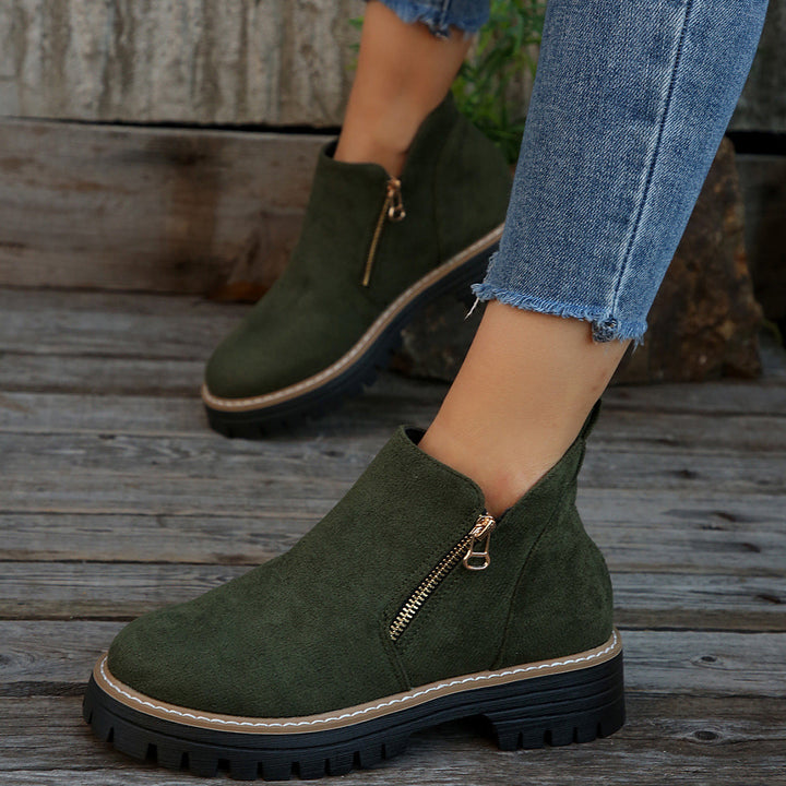 Beatrice | Stivaletti Morbidi con Zip Laterale