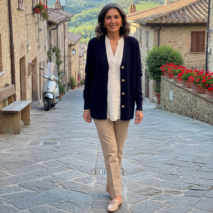 Lyddia | Cardigan con Bottoni a Cuore