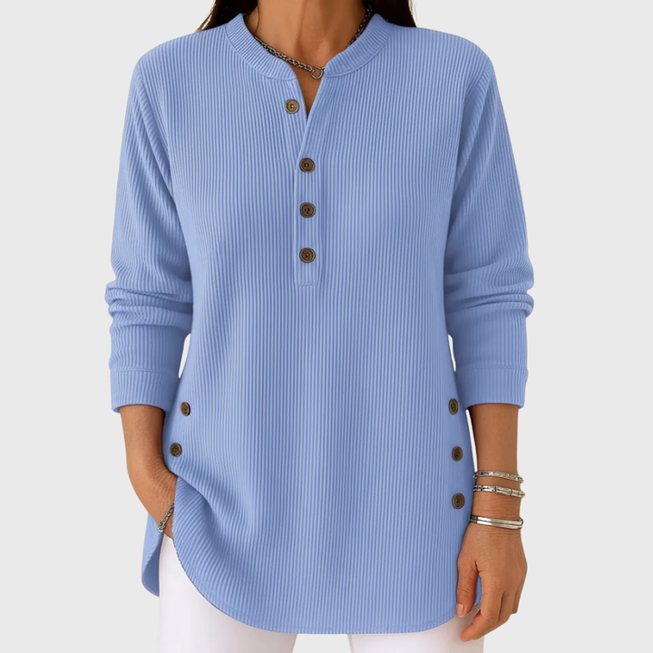 Laura | Maglia Morbida a Maniche Lunghe in Tricot