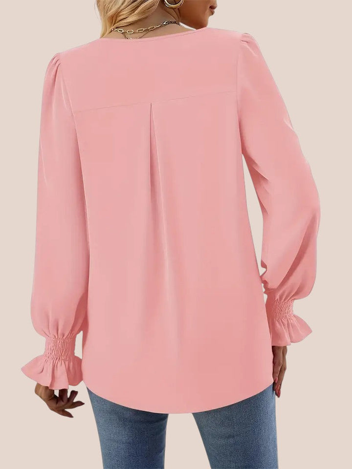 Mira | Blusa Elegante con Scollo a V