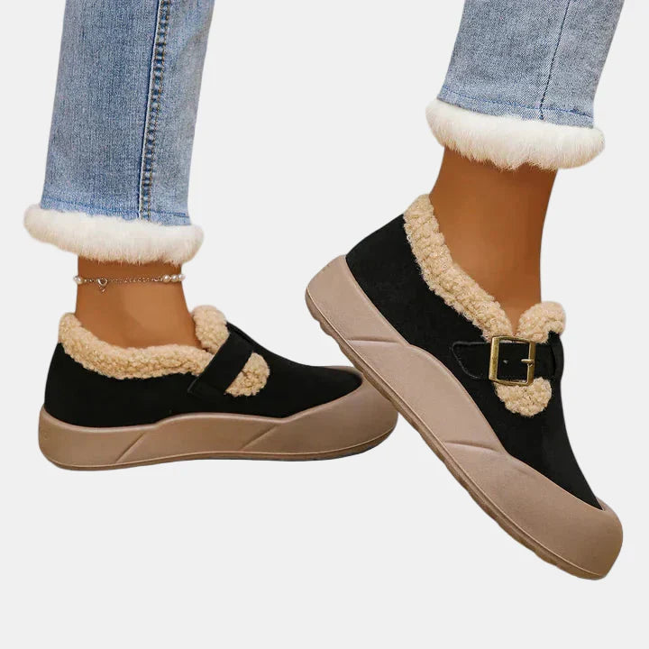 Beatrice | Mocassini Ortopedici in Cotone con Fodera Calda