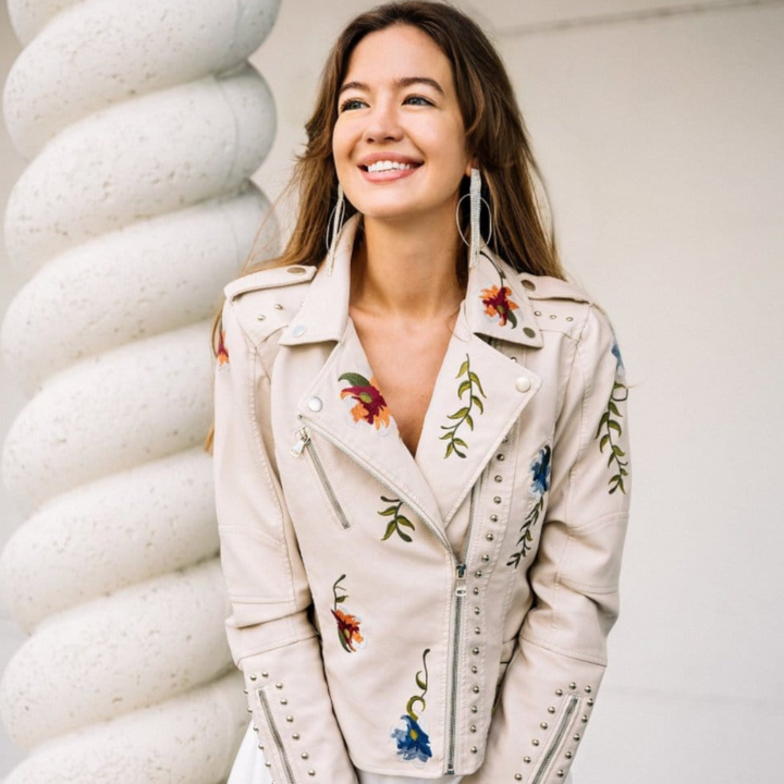 Livia | Giacca floreale retro chic