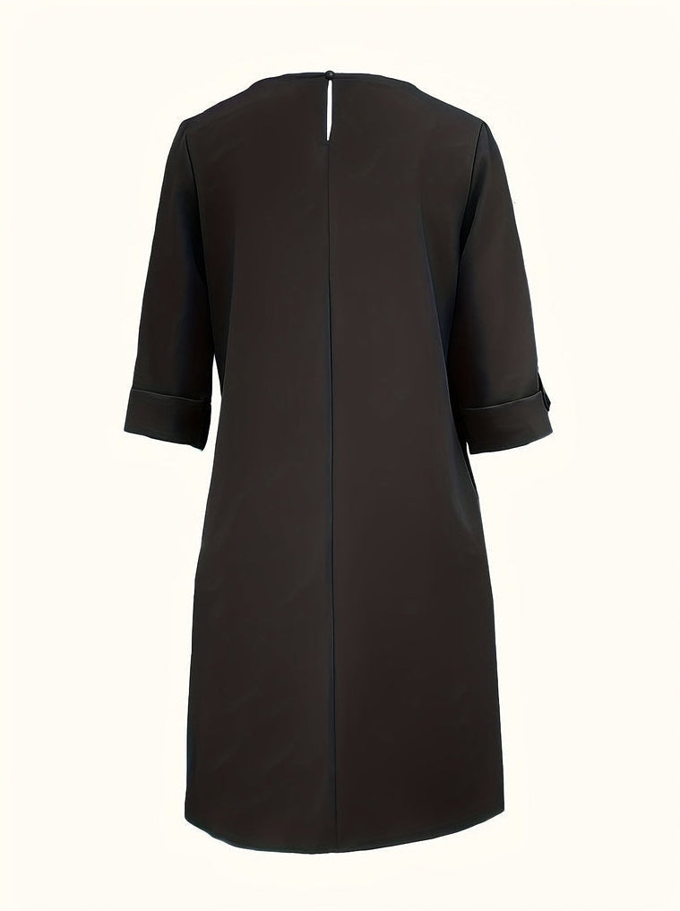 Emilia | Abito Morbido con Scollo Tondo