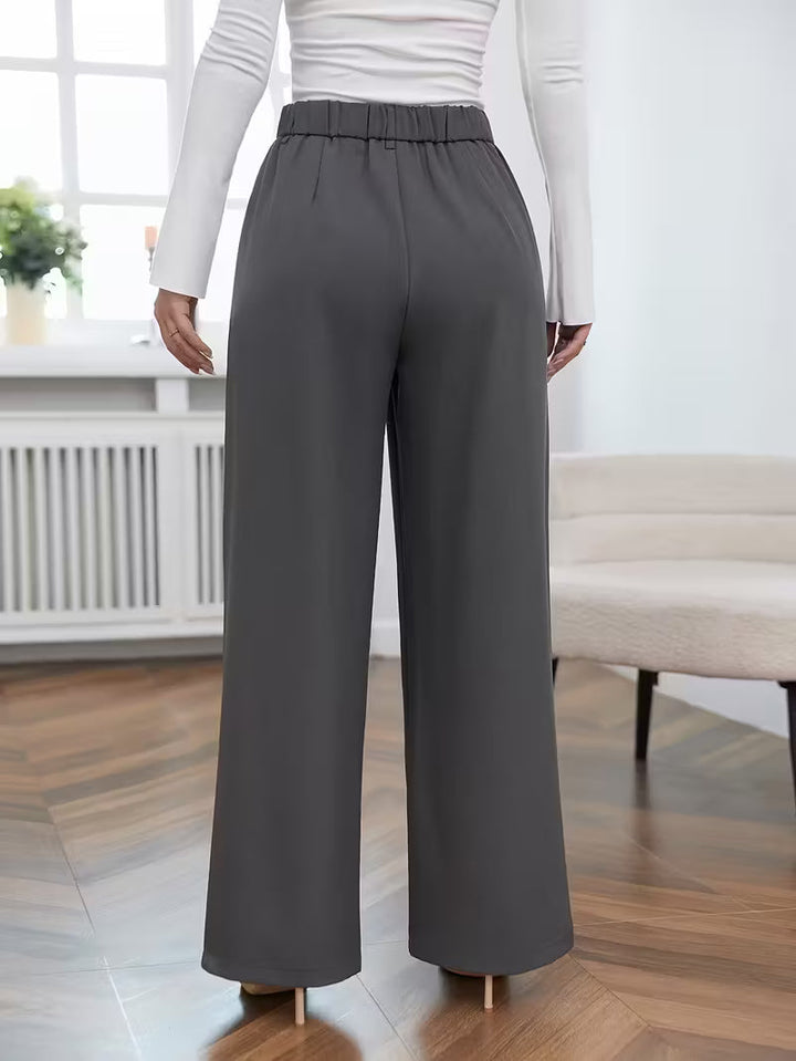 Alba | Pantaloni Eleganti a Gamba Larga
