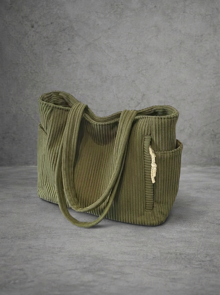 Lauren | Borsa a spalla in velluto a coste