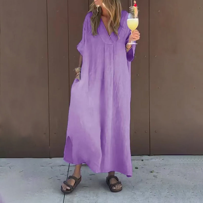 Alessia | Abito casual con collo a V